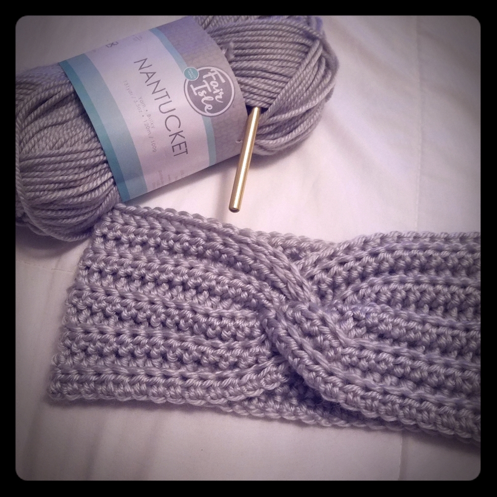 Handmade crochet headband